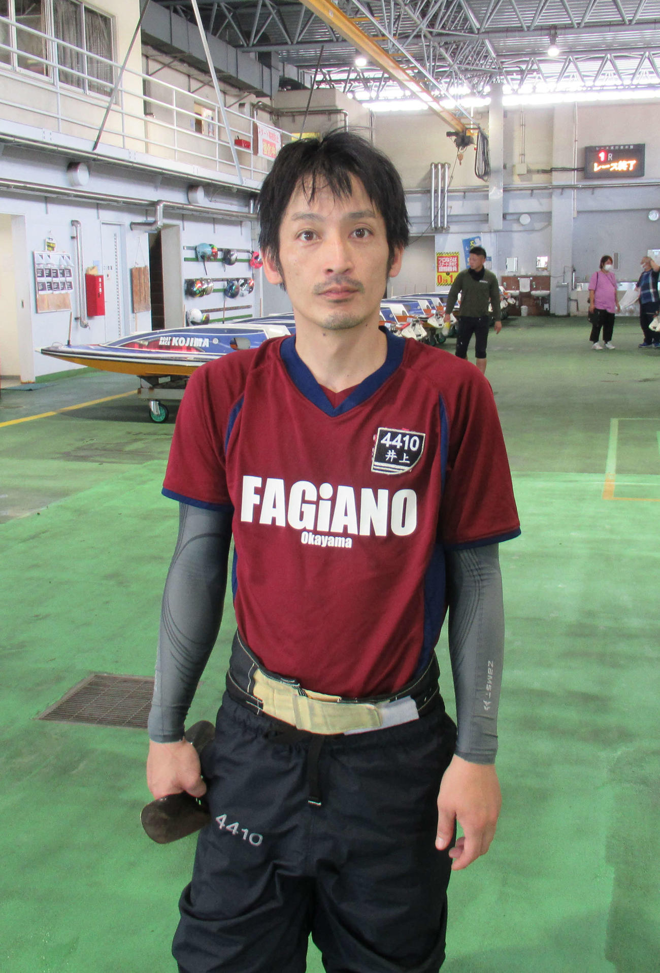井上大輔は、エンジン＆ボートの好セットを引き当てたが、感触は物足りず調整が急務
