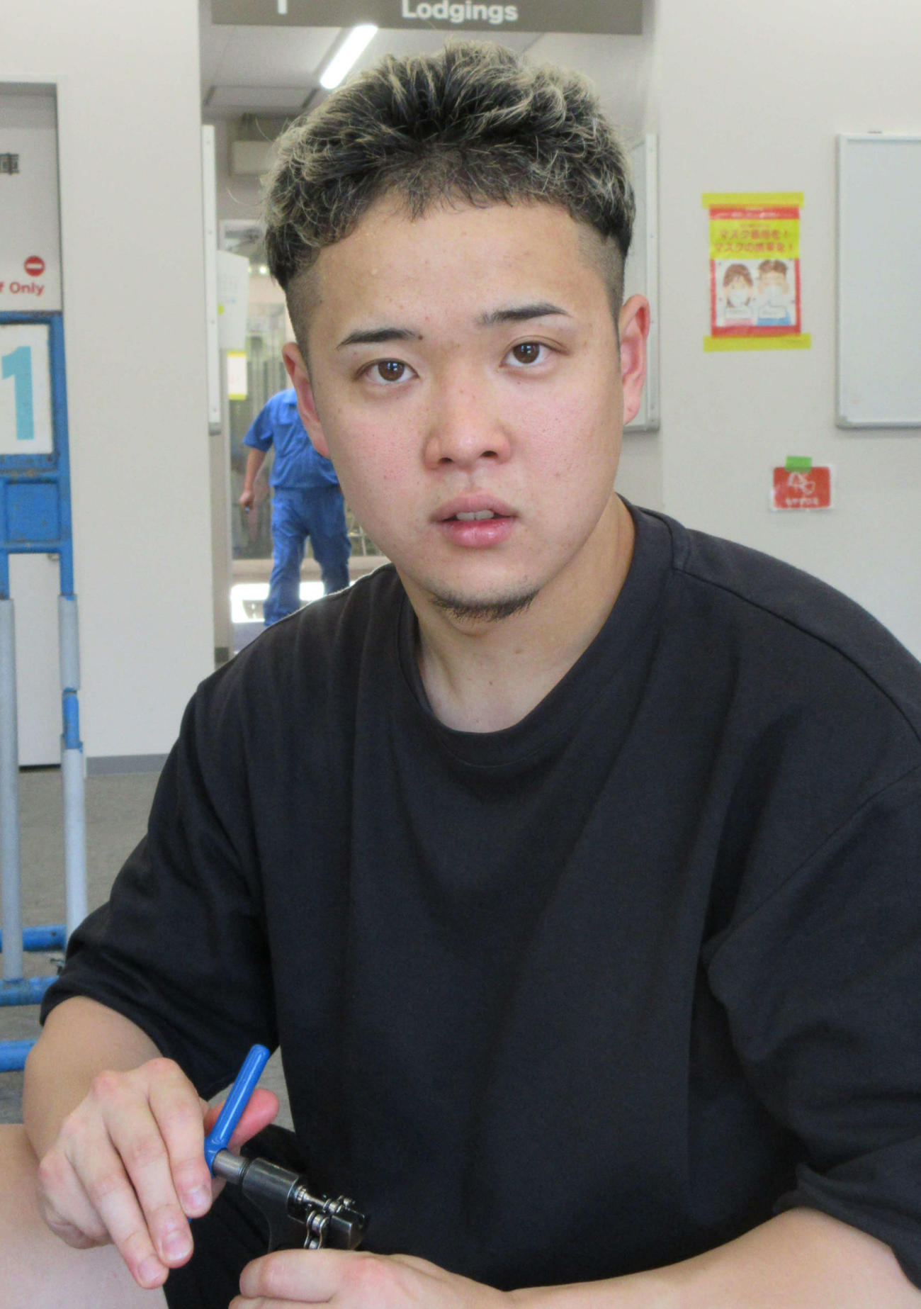 準決で連勝を狙う青柳靖起