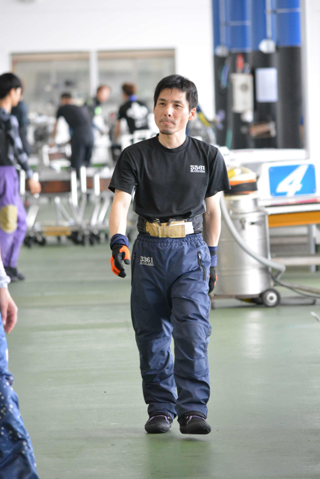 エース機ゲットの岡部浩。レースでの動きに注目だ
