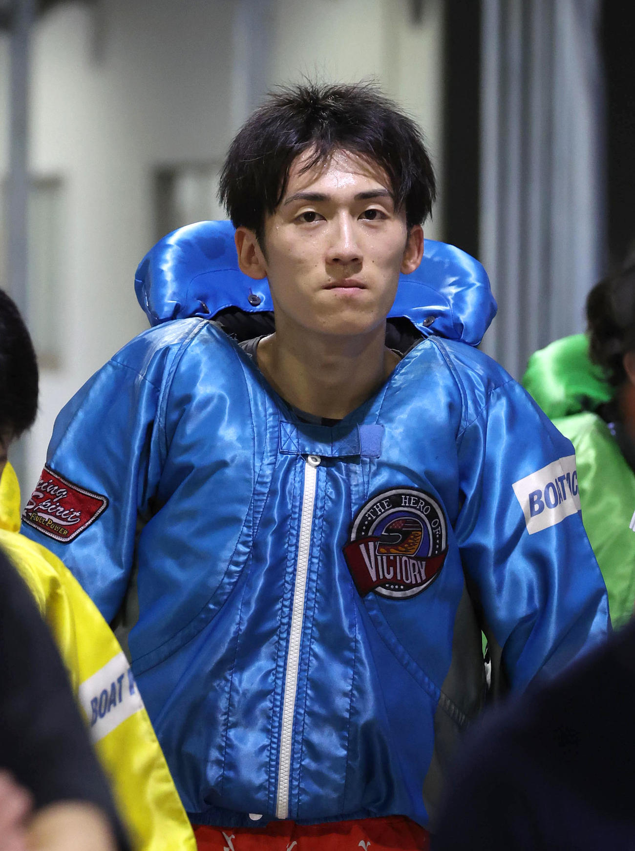 9Rで2着となった井上忠政（撮影・白石智彦）