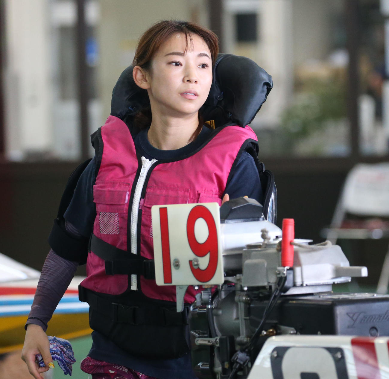 守屋美穂が10Rで2着に食い込んだ（撮影・冨田成美）
