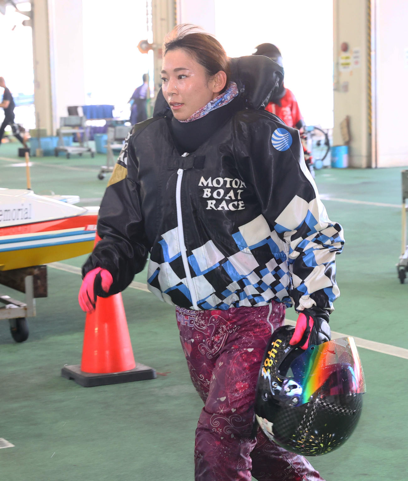 守屋美穂が10Rで2着に食い込んだ（撮影・冨田成美）