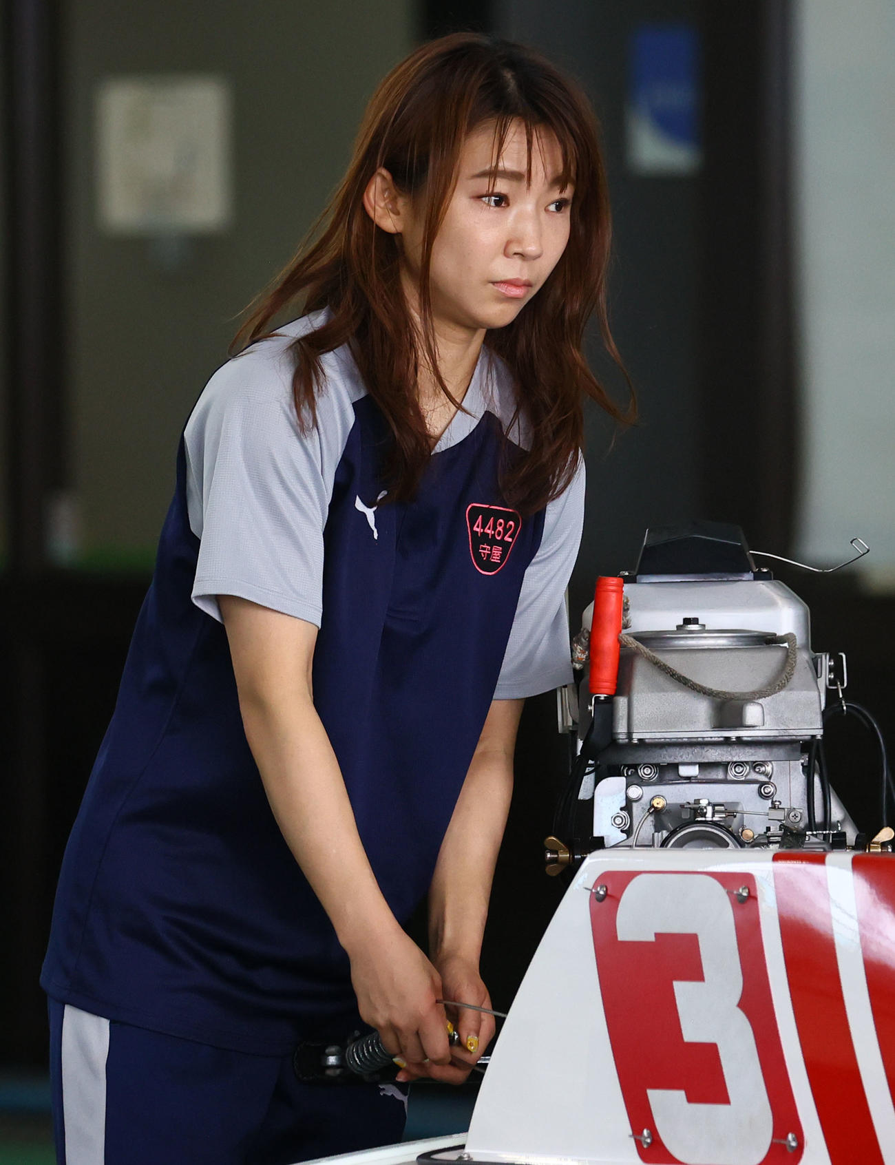 競り合いを制し3着を確保した守屋美穂（撮影・冨田成美）
