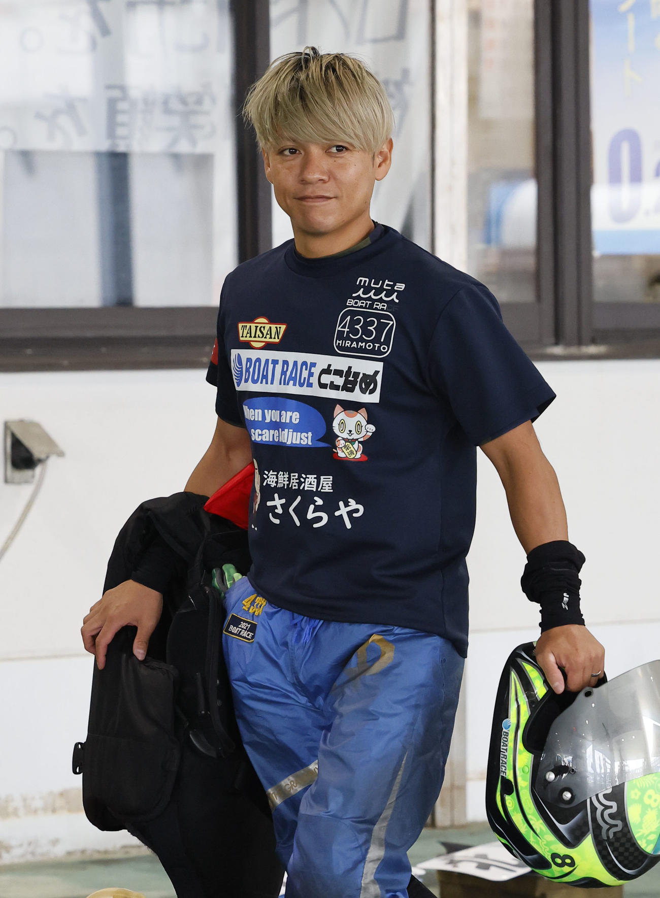 G1トコタンキング決定戦前検　4337平本真之（撮影・藤尾明華）