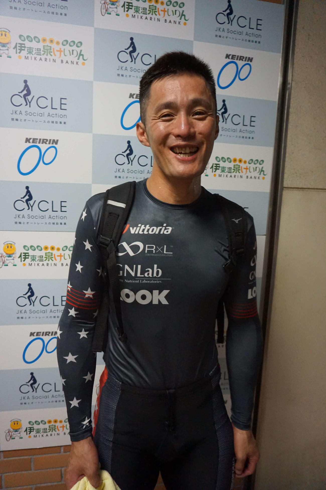 大槻寛徳は1周をもがき切り自力選手顔負けの走りを見せた
