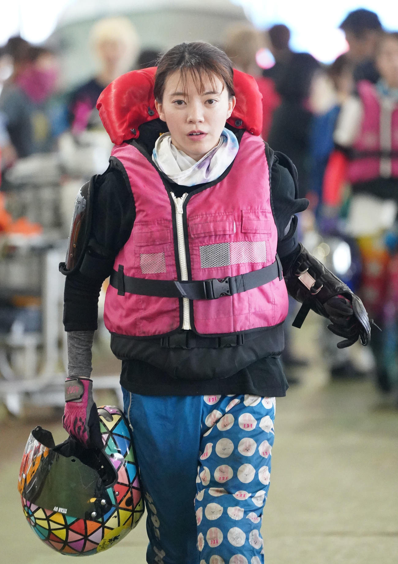 ヴィーナスシリーズ第10戦　マンスリーBOAT RACE杯「前検日」　中村かなえ（4998）＝2023年8月28日、静岡県湖西市のボートレース浜名湖