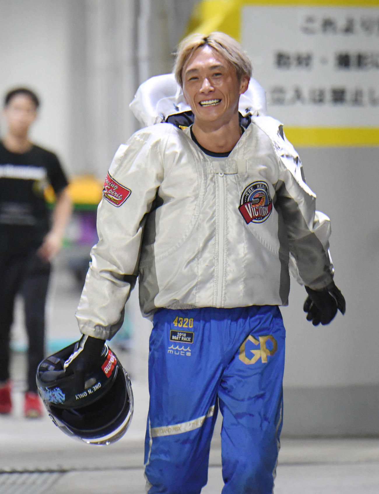 G1第51回高松宮記念特別競走　11R1着でゴールした峰竜太（撮影・滝沢美穂子）