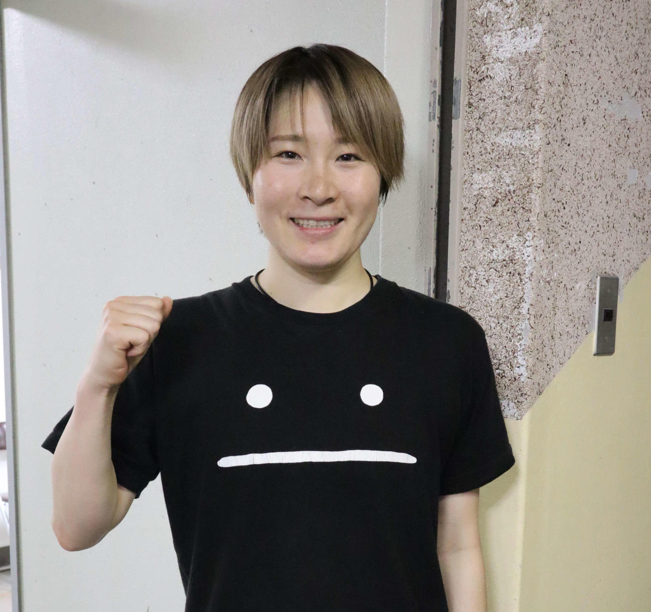枝光美奈が本格デビュー後の初決勝を決めた（撮影・音無剛）