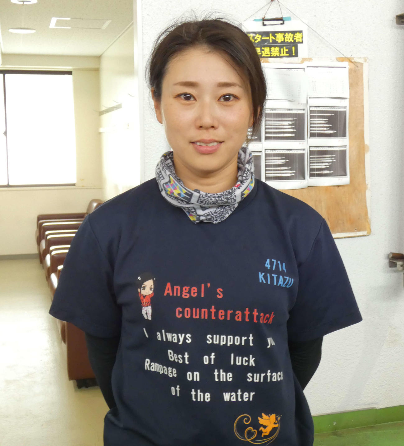 喜多須杏奈の55号機は実戦足が強烈！（撮影・前原一樹）