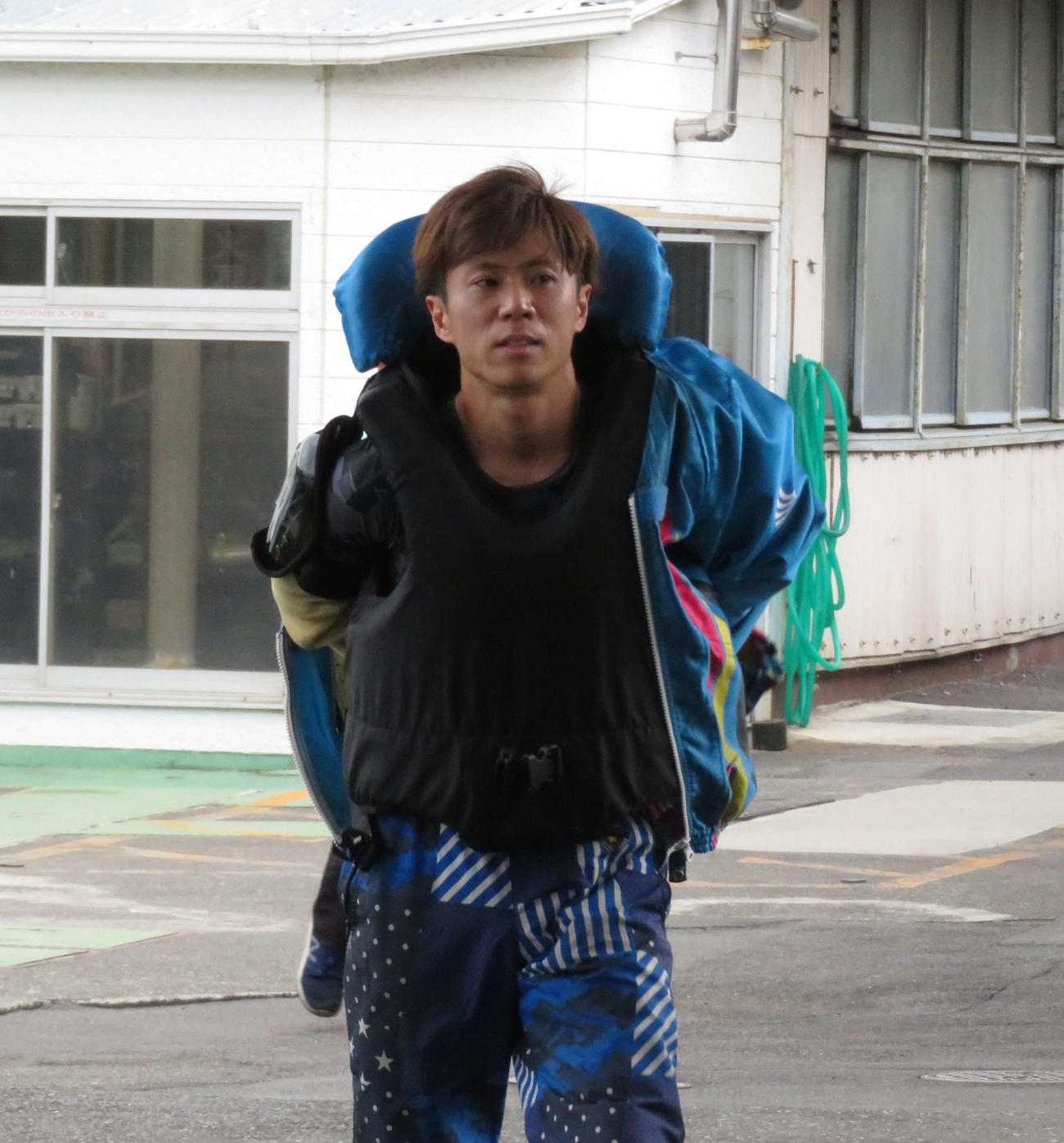 大池佑来が予選1位通過を決めた（撮影・古村亮）