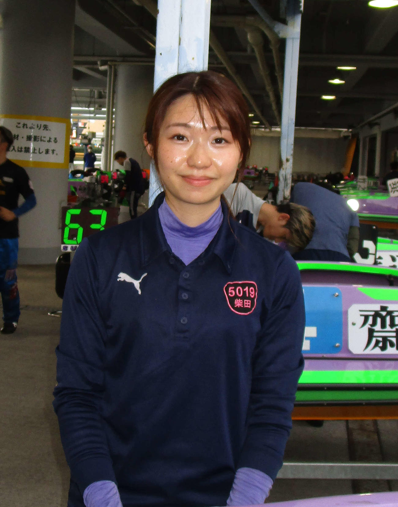 柴田百恵が闘志満々で最終日に臨む