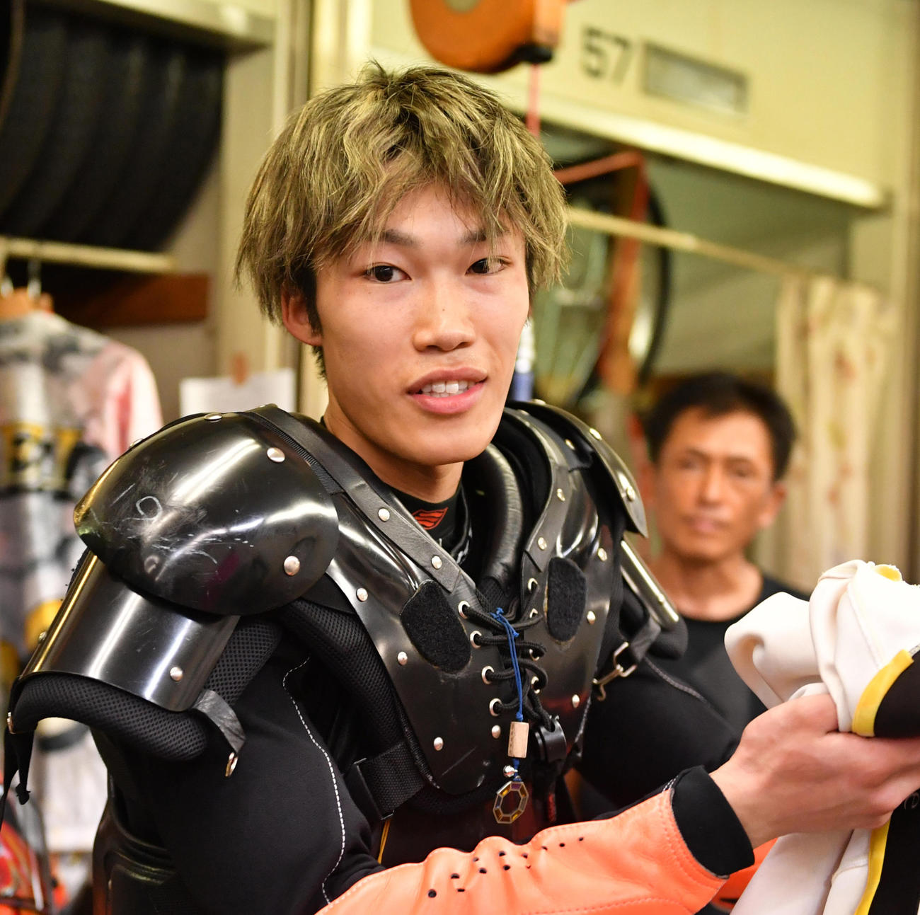 準々決勝戦9Rで3着の佐藤励（撮影・柴田隆二）