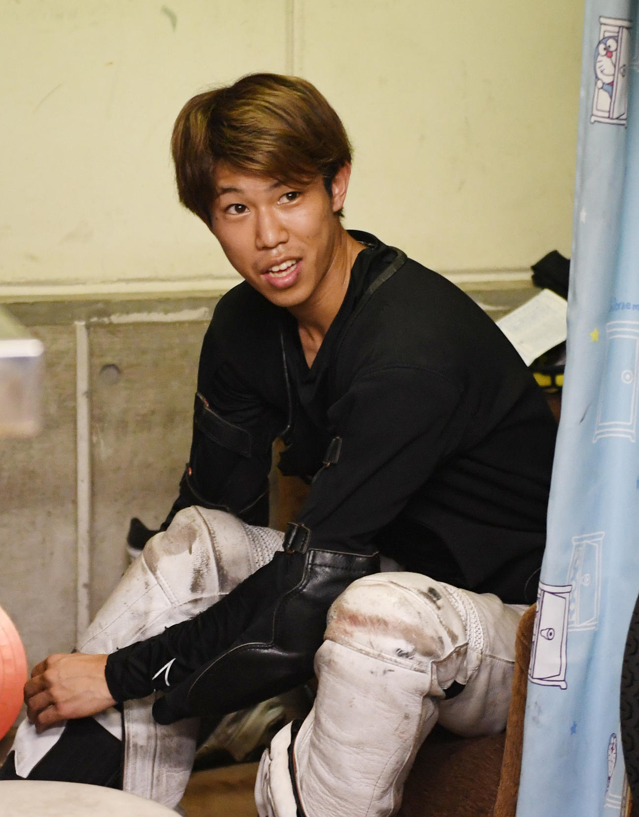 準決勝戦9Rで3着の長田雅也（撮影・柴田隆二）