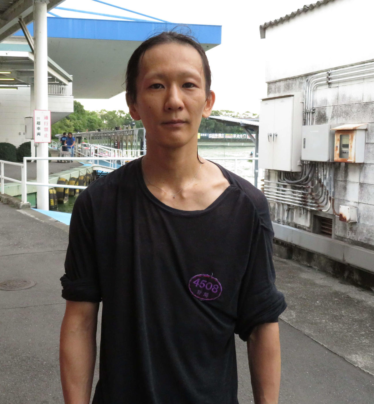 野間大樹はノーハンマーで初日3、1着と好発進を決めた。（撮影・古村亮）