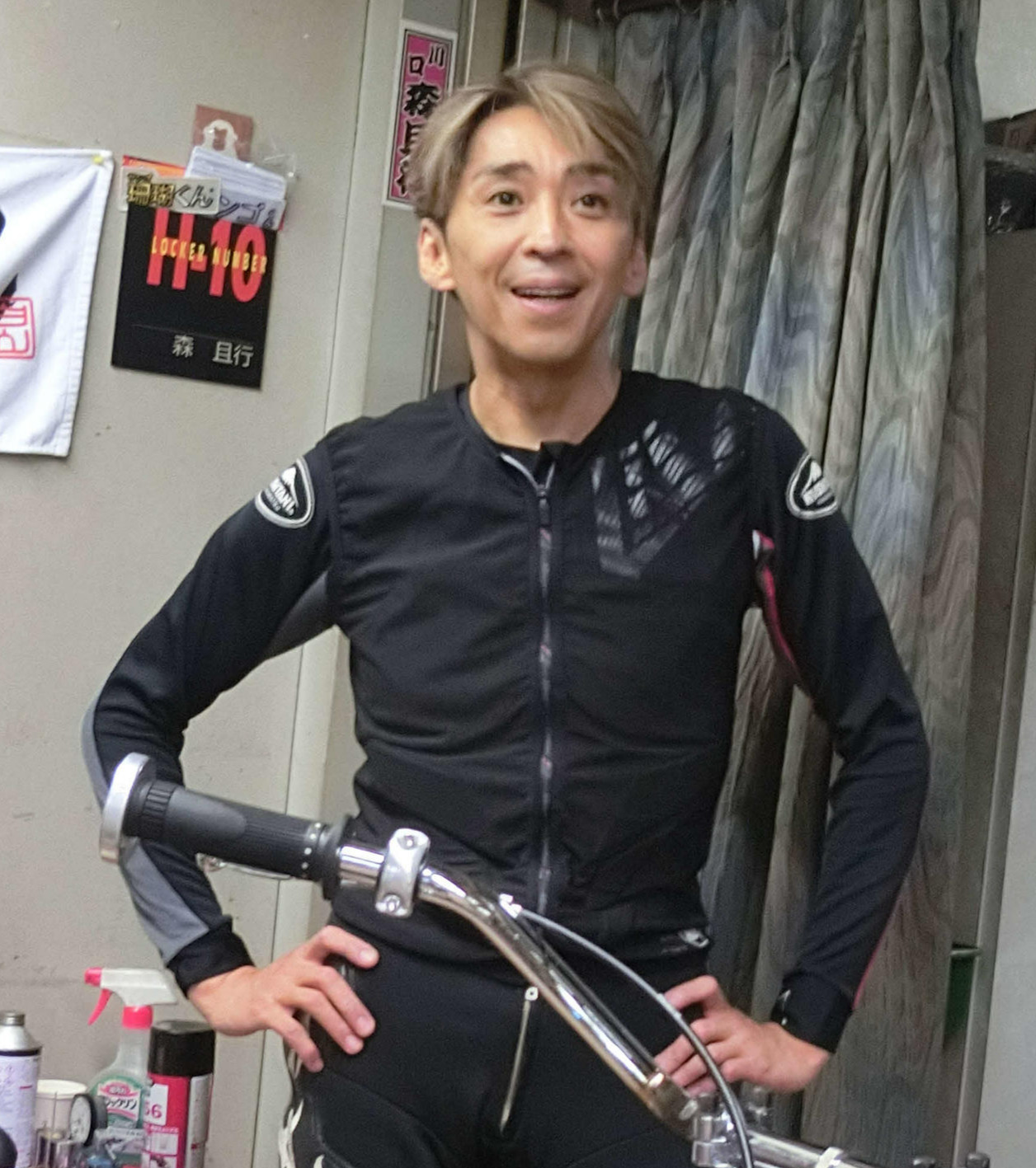 3連続優出中の森且行（撮影・海老原実）