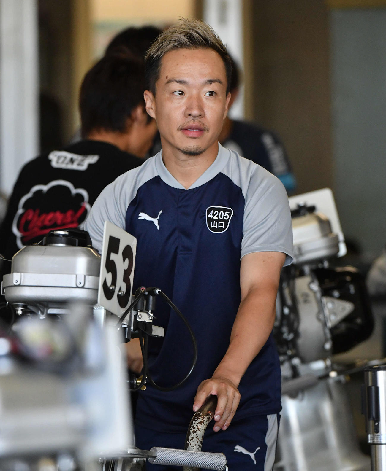 G1全日本王者決定戦前検　4205山口剛（撮影・岩下翔太）