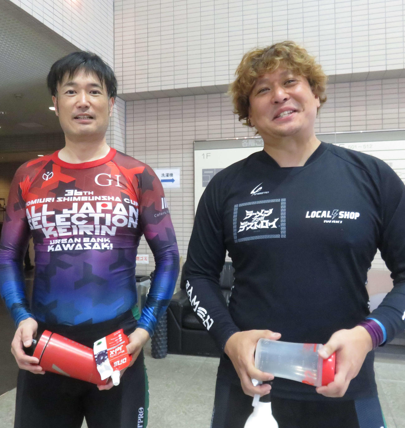 準決で再タッグの猪狩祐樹（右）と小笠原昭太