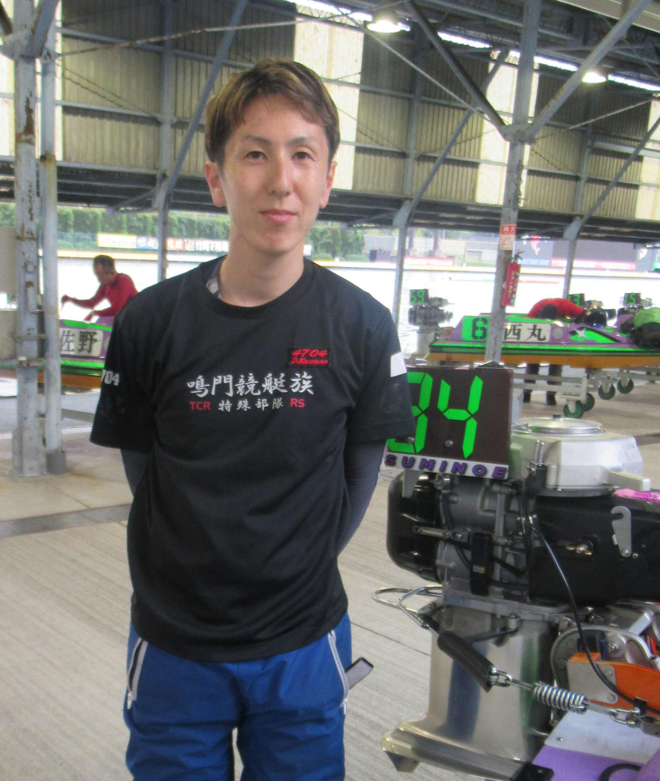 2日目連勝を飾った河野大（撮影・奈島宏樹）