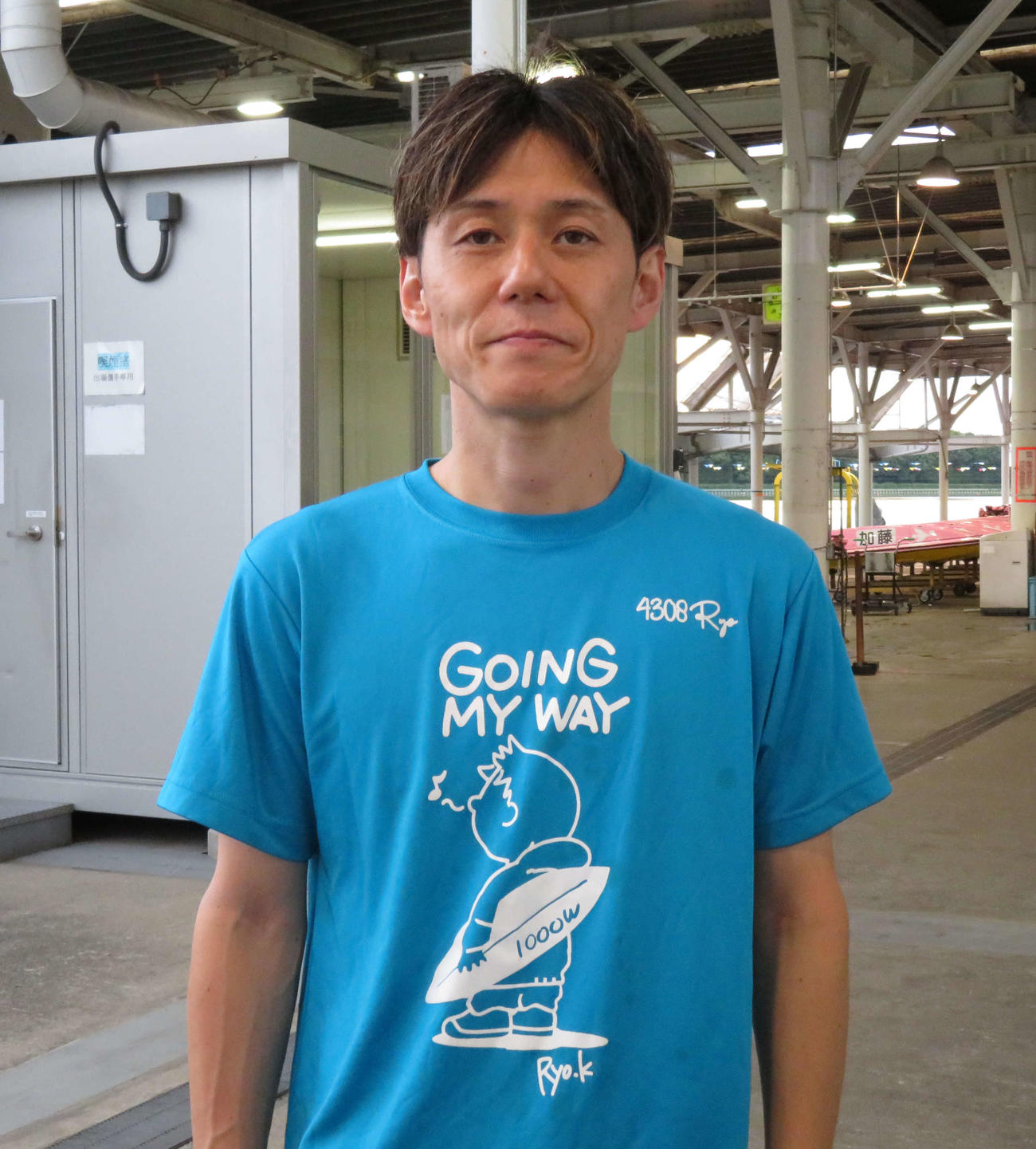 河村了は低調機に苦しみながらもオール3連対にまとめる（撮影・古村亮）
