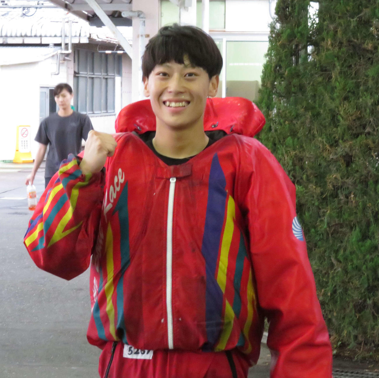 石本裕武が優勝戦1枠をゲット。デビュー初優勝へ王手（撮影・古村亮）