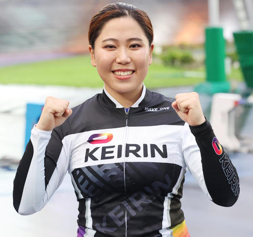 2023年10月4日、F2トーナメントBで優勝した竹野百香（撮影・野上伸悟）