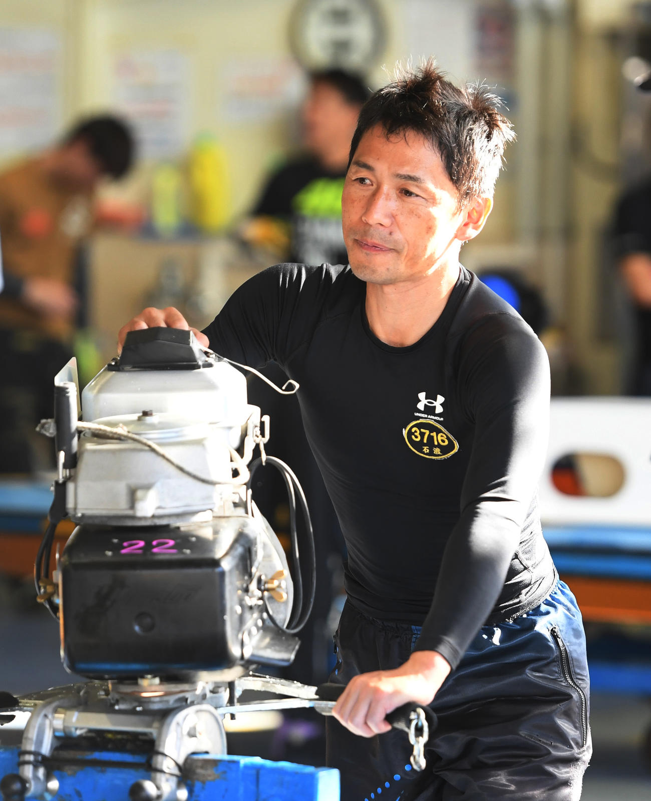 トーナメント5Rで3着の石渡鉄兵（撮影・柴田隆二）