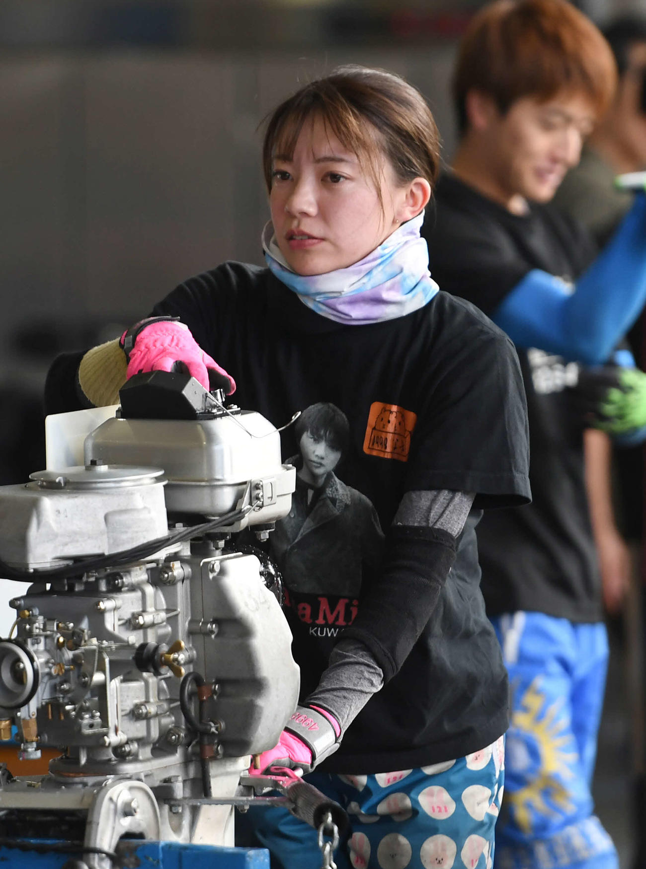 トーナメント9Rで2着の中村かなえ（撮影・柴田隆二）