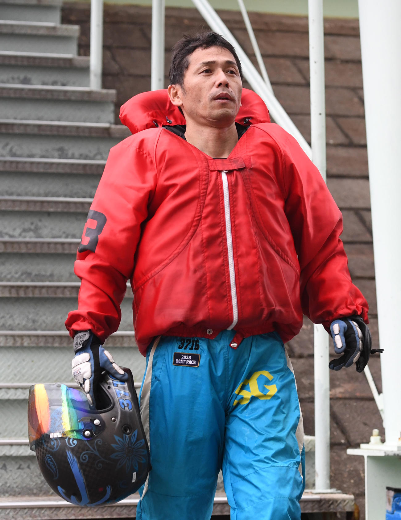 セミファイナル11Rで1着の石渡鉄兵（撮影・柴田隆二）