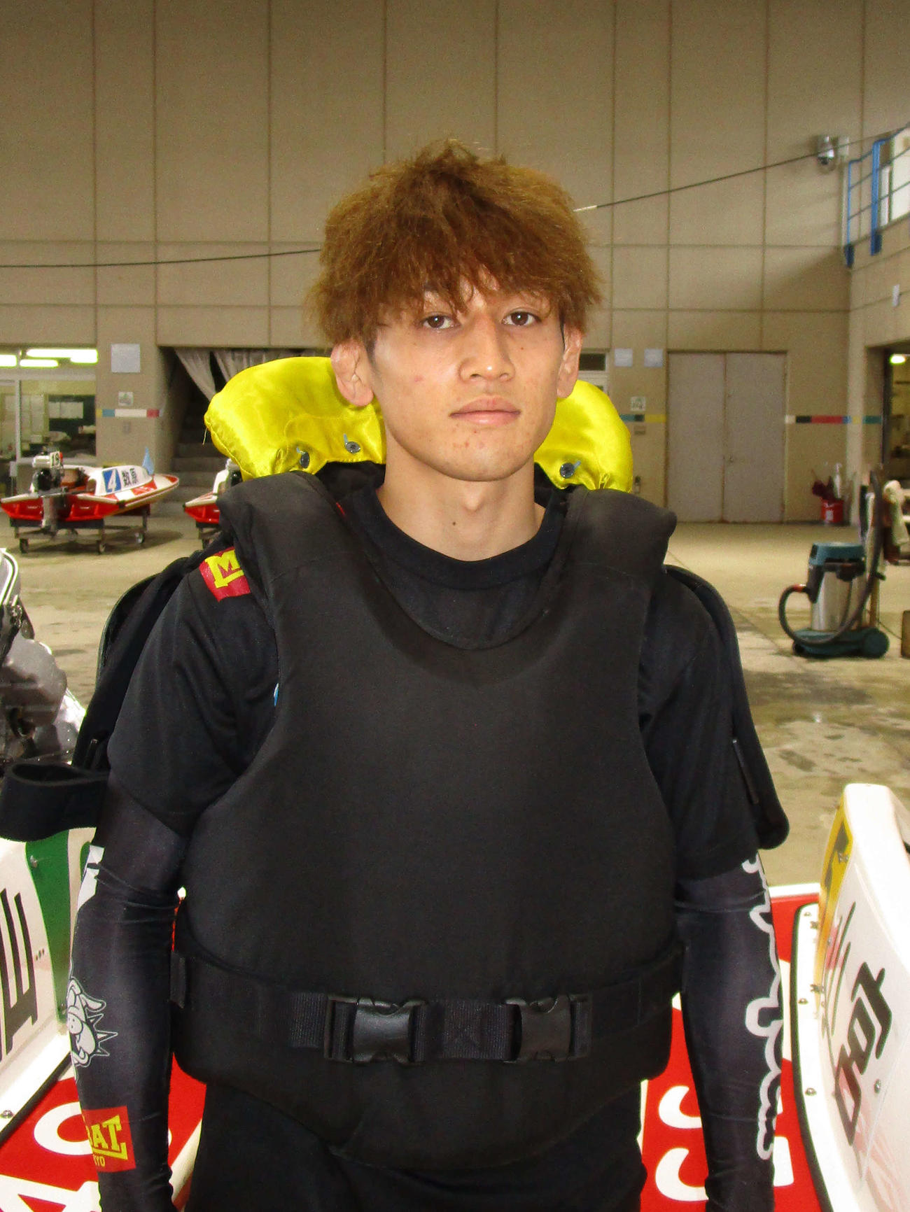 1Rで自身2度目の2着に入り、3連単6万円超えの高配当を演出した小宮涼雅（撮影・安井雅彦）