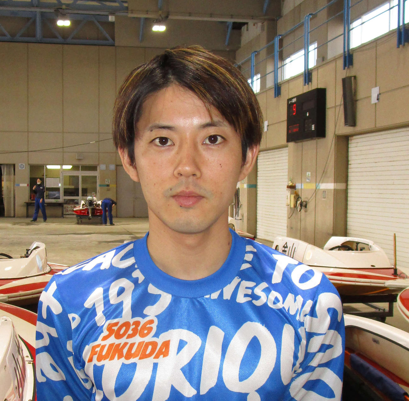 フライング後も気配はいい福田翔吾（撮影・安井雅彦）