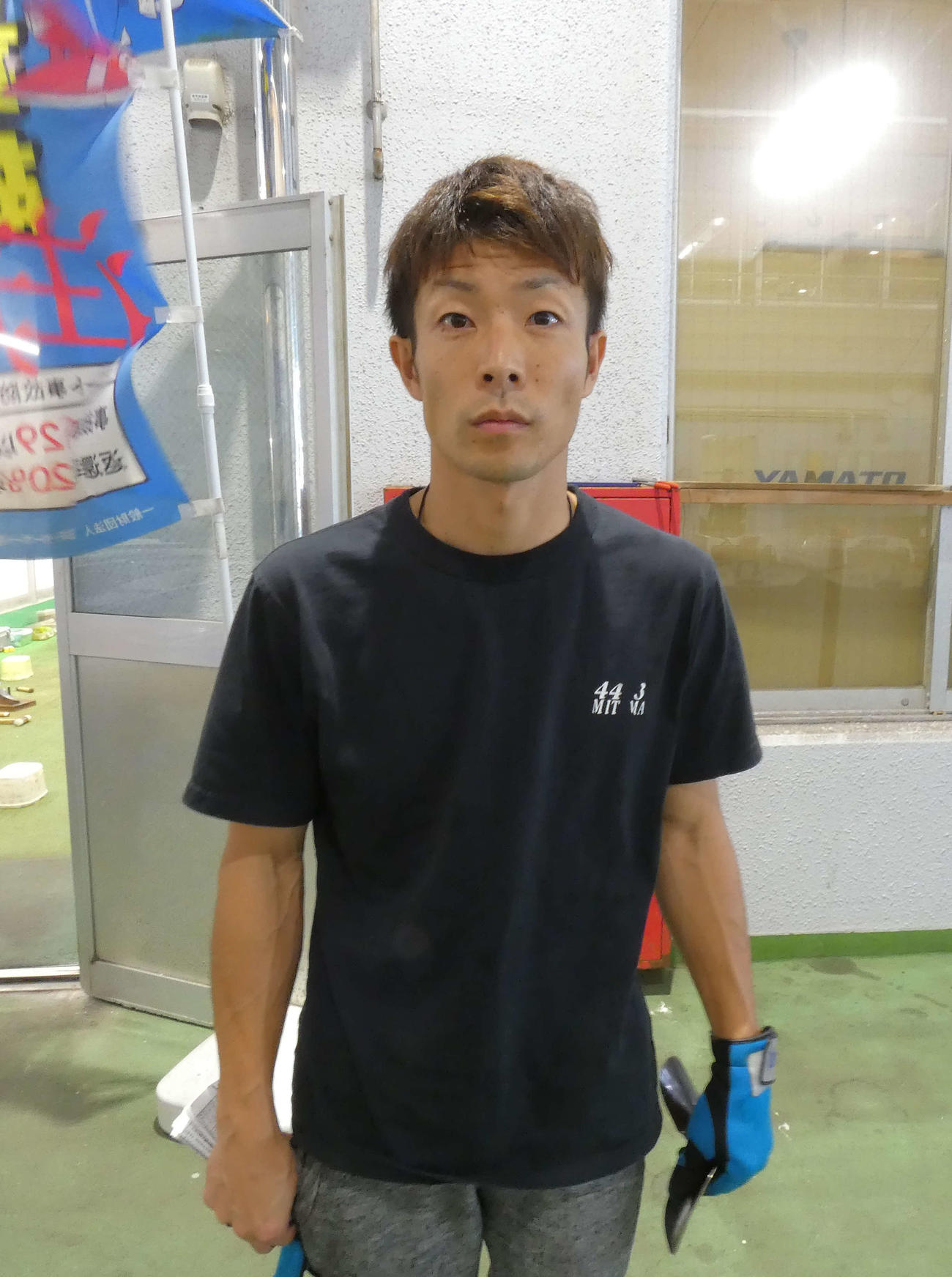 三苫晃幸の足は良化傾向。レース足の仕上がりは決して悪くない（撮影・前原一樹）