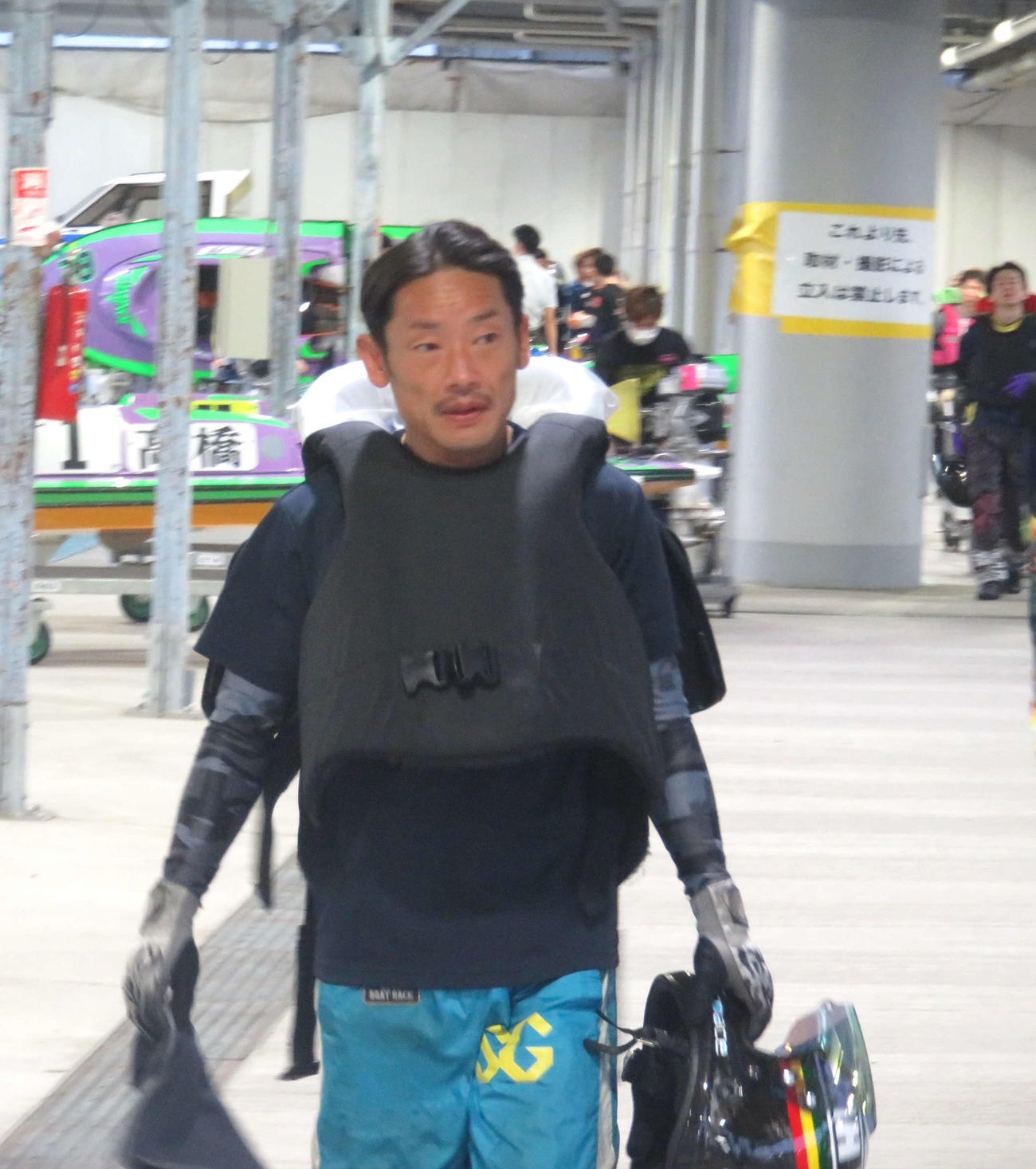 連勝発進を決めた坪井康晴