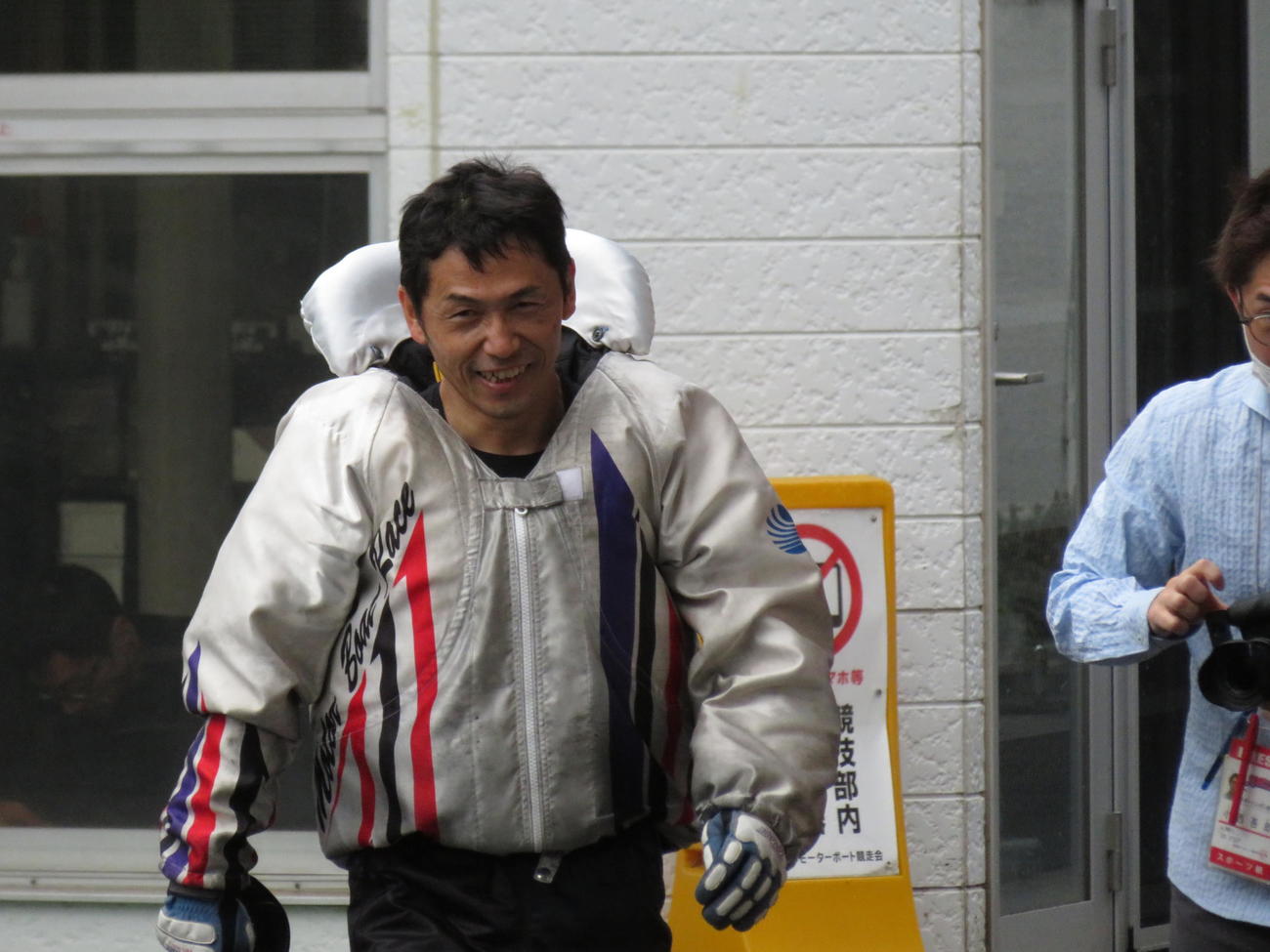 必死の走りで逆転勝利に持ち込んだ石渡鉄兵