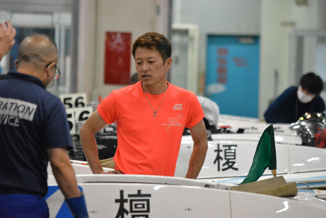 津留浩一郎は4日目6R1枠にスタンバイ。準優入りへ絶好枠を生かす