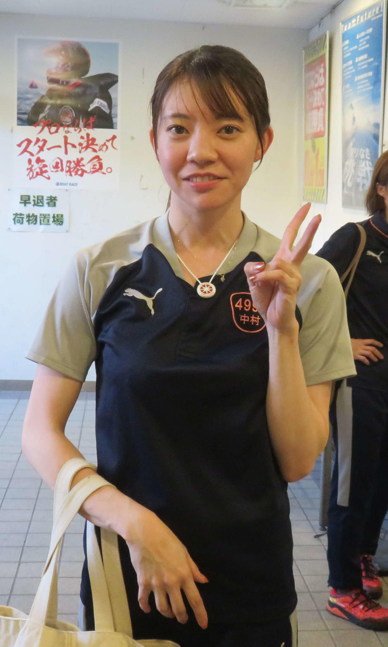 中村かなえは初日ドリームを逃げ切って笑顔でVサイン