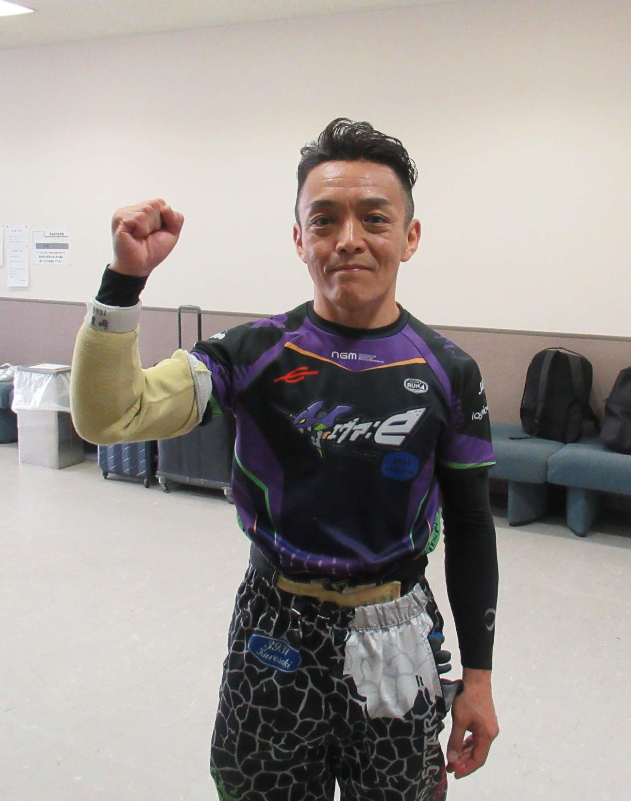 黒崎竜也は19年戸田一般戦以来18度目の優勝を飾りガッツポーズ