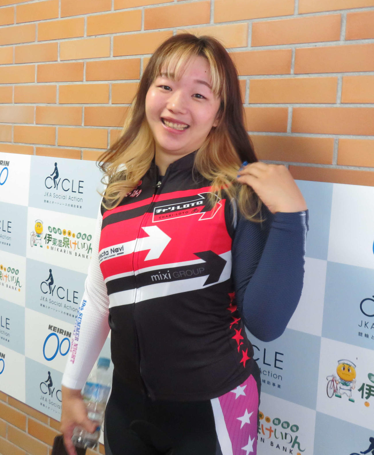 地元で奮起する鈴木美教（撮影・栗田文人）