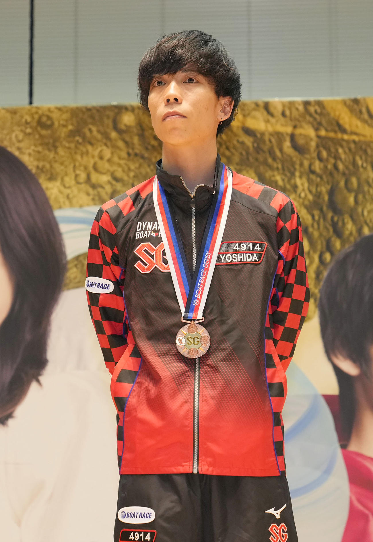 SG第70回ボートレースダービー「第6日・優勝戦」　3着の吉田裕平（撮影・森本幸一）＝2023年10月29日、ボートレース蒲郡