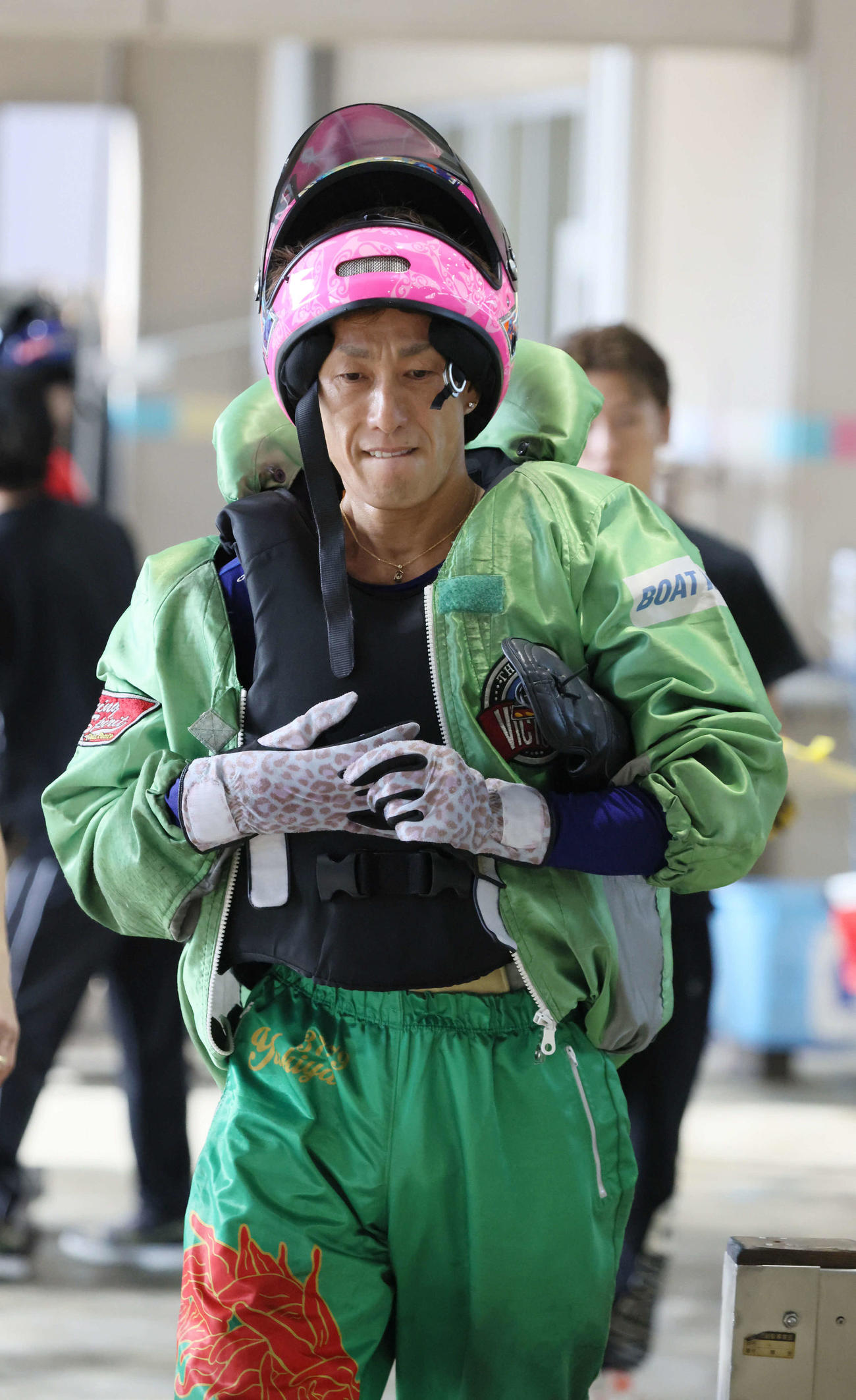 G1徳山クラウン争奪戦4日目　9R、1着6番原田幸哉3779（撮影・加藤孝規）