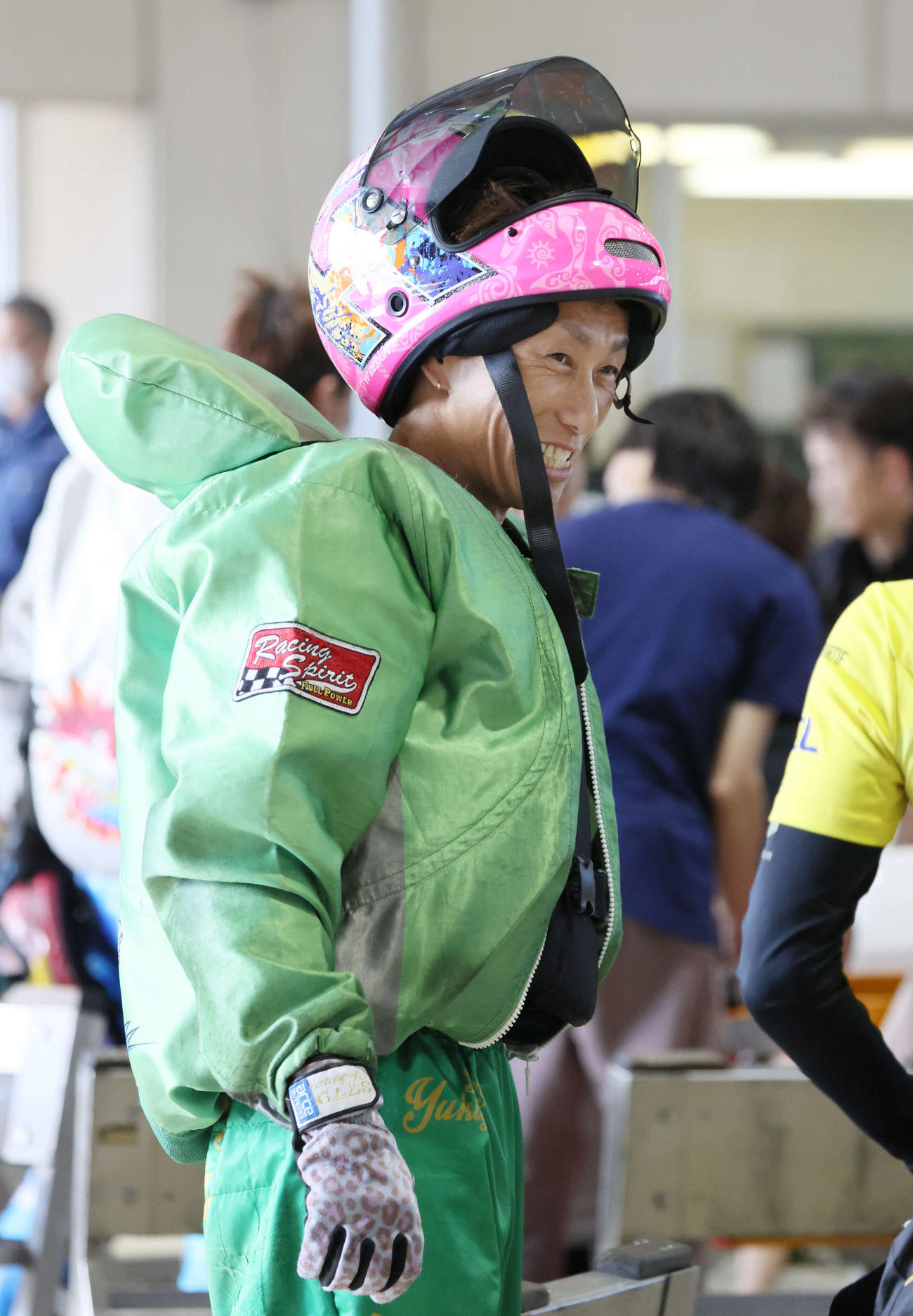 G1徳山クラウン争奪戦4日目　9R、1着6番原田幸哉3779（撮影・加藤孝規）