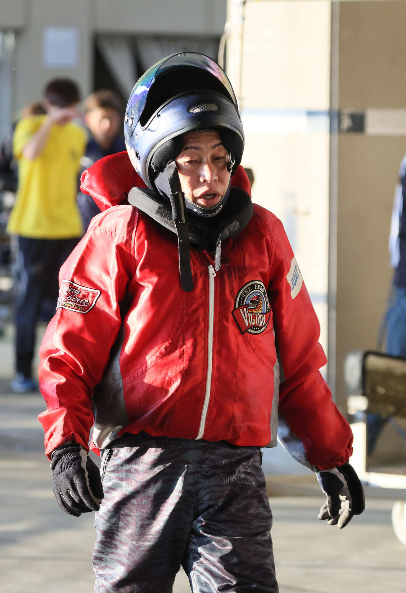 G1徳山クラウン争奪戦4日目　12R、2着3番吉川元浩3854（撮影・加藤孝規）