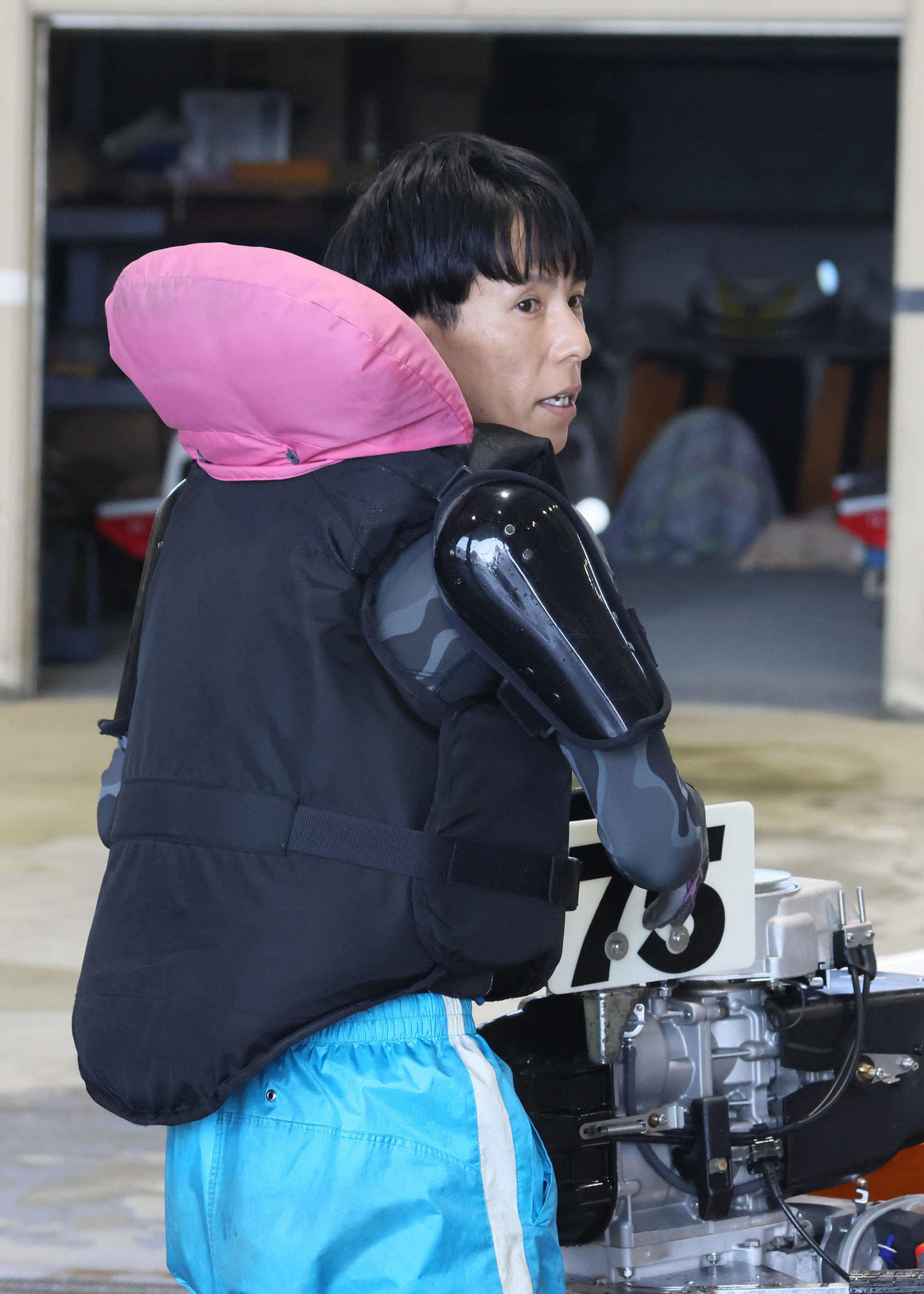 G1徳山クラウン争奪戦4日目　新田雄史4344（撮影・加藤孝規）