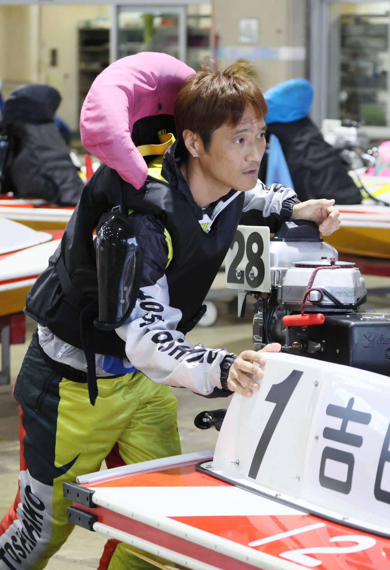 G1徳山クラウン争奪戦5日目準優勝戦　吉田俊彦4055（撮影・加藤孝規）