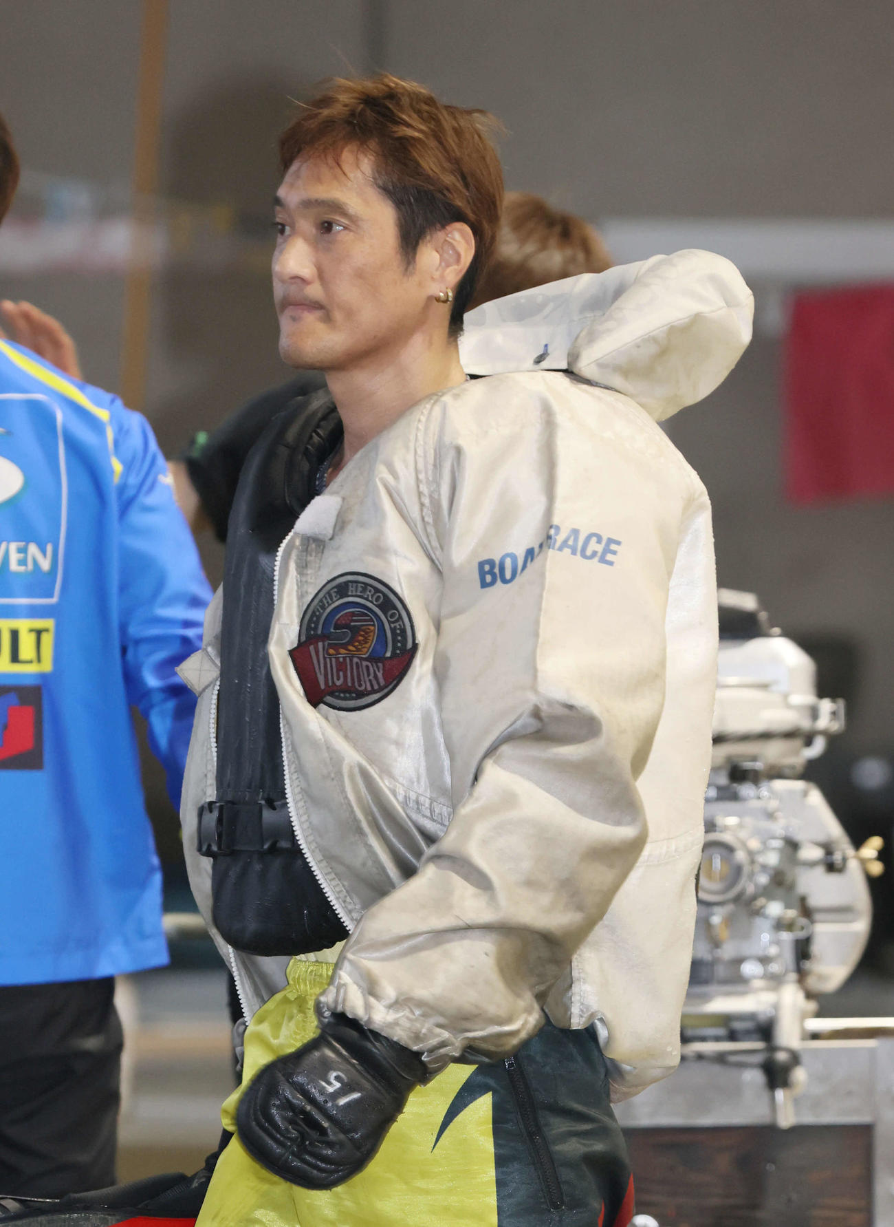 G1徳山クラウン争奪戦5日目準優勝戦　11R、2着1番吉田俊彦4055（撮影・加藤孝規）
