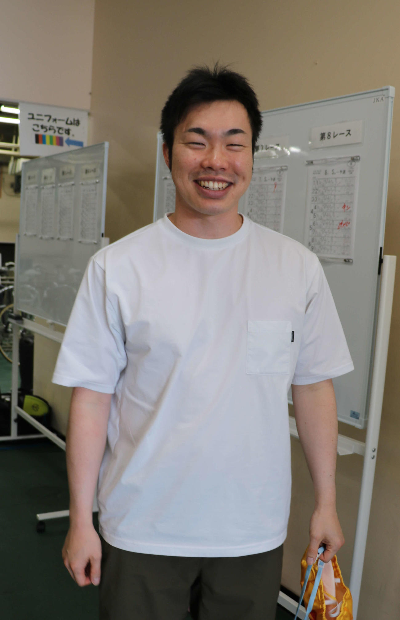 パパになった畝木努が奮起の走りを見せる（撮影・山田敏明）