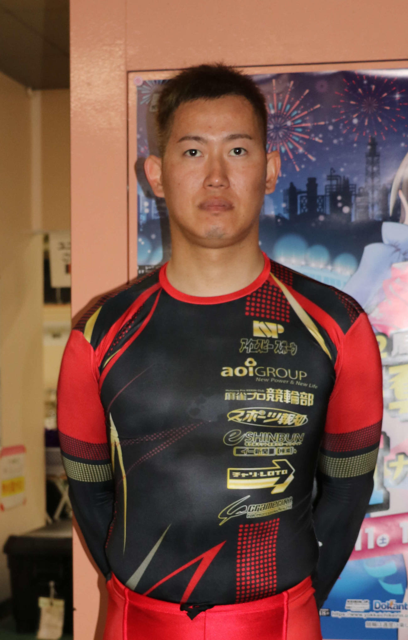 脇本雄太は先行で2着に粘り長期欠場明けの不安を払拭した（撮影・山田敏明）