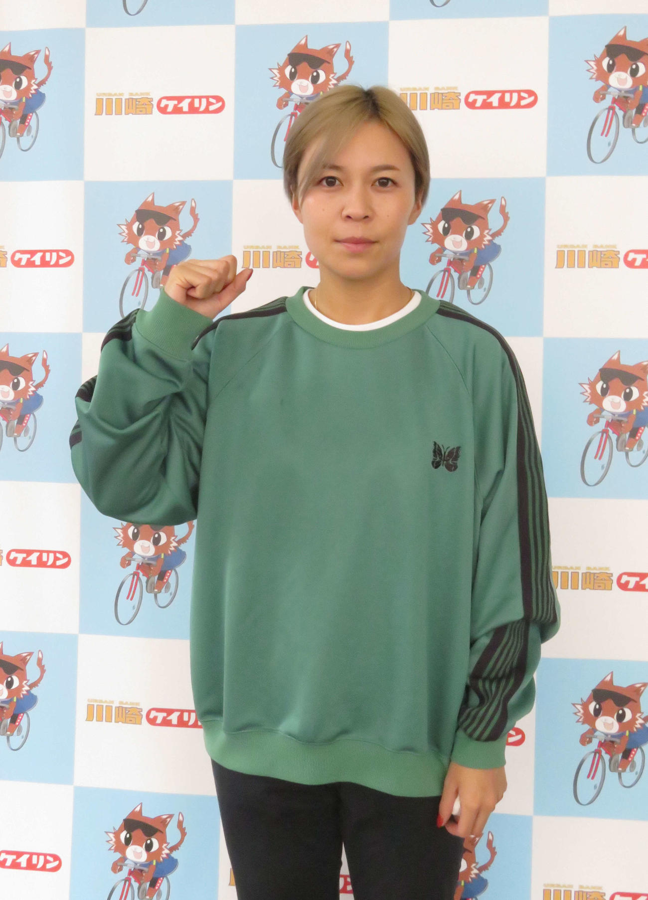 普段より強めの練習をしてきた松本ちひろ