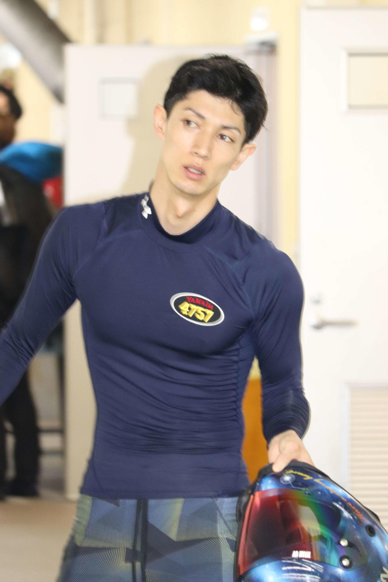 準優10Rを逃げ切り優出一番乗りを決めた山田祐也（撮影・神田成史）
