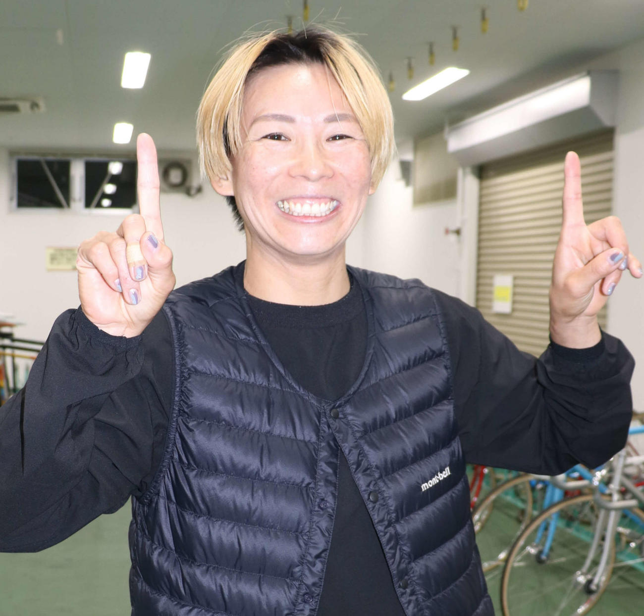 久しぶりの予選1着に歓喜する小坂知子