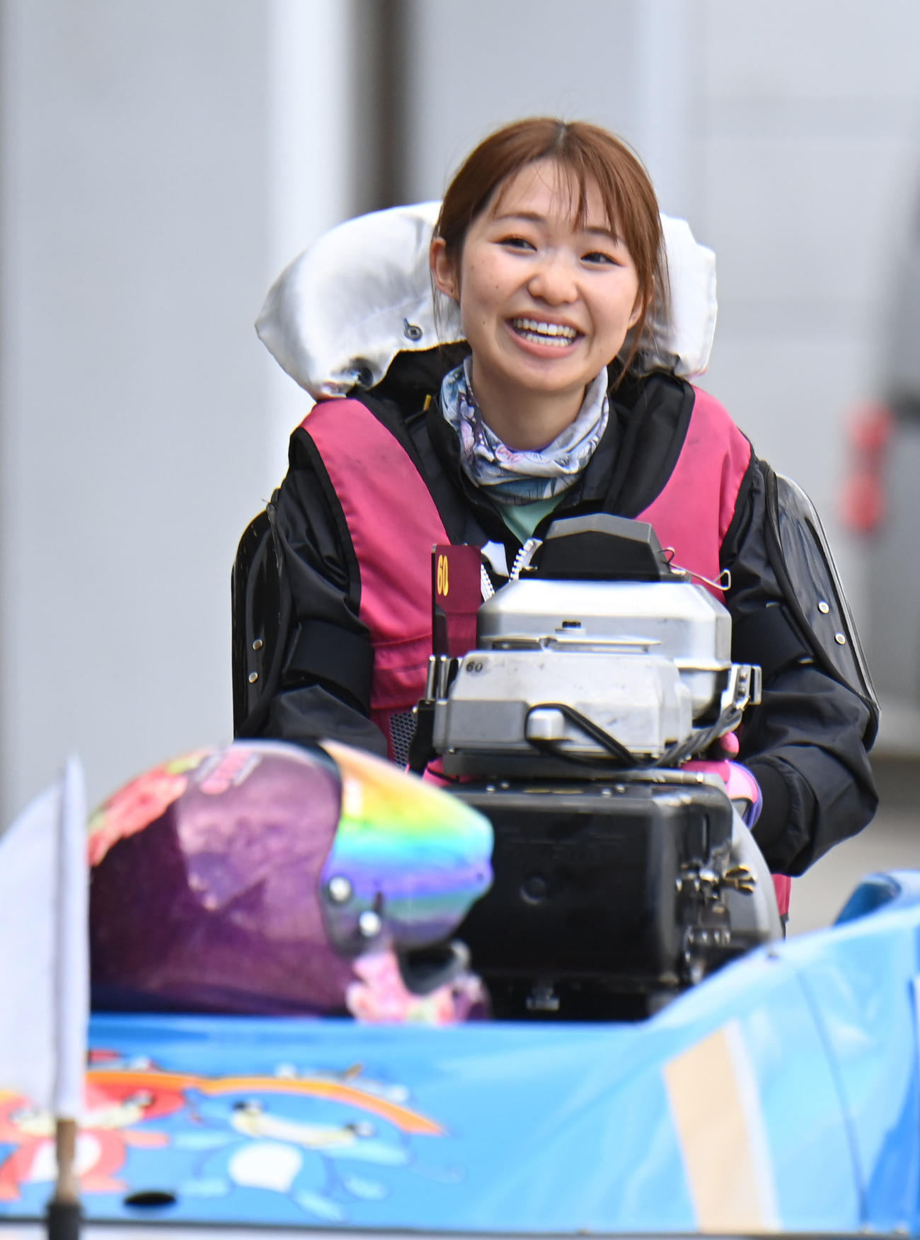 直線が力強い柴田百恵（撮影・滝沢美穂子）